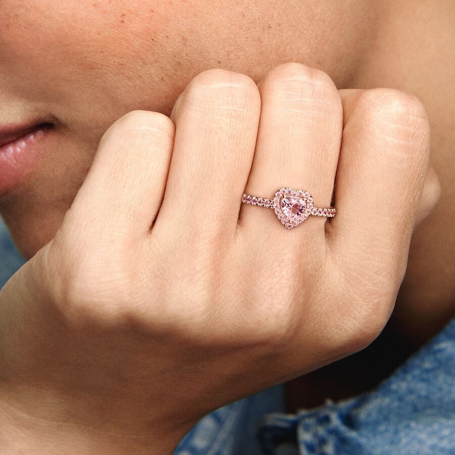 Anillo Corazón Rose Gold