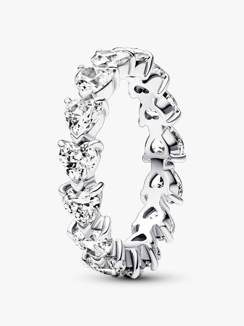 Anillo Alianza de Corazones Transparentes