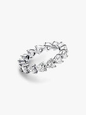 Anillo Alianza de Corazones Transparentes