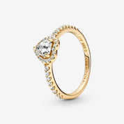Conjunto Dorado (Anillo + Collar + Pendientes)