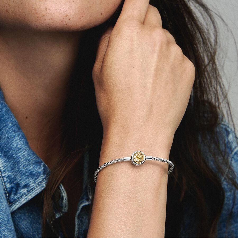Pulsera Pandora Moments Cadena con Tachuelas con Cierre Casa Sigil de Juego de Tronos