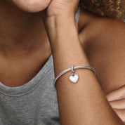 Charm Colgante Corazón Grabable