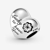 Charm Corazón y Trébol Madre