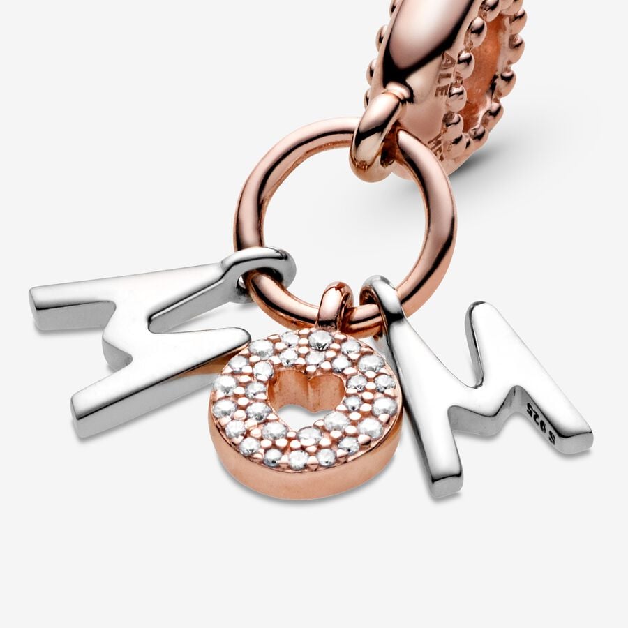 Charm Colgante Letras MOM