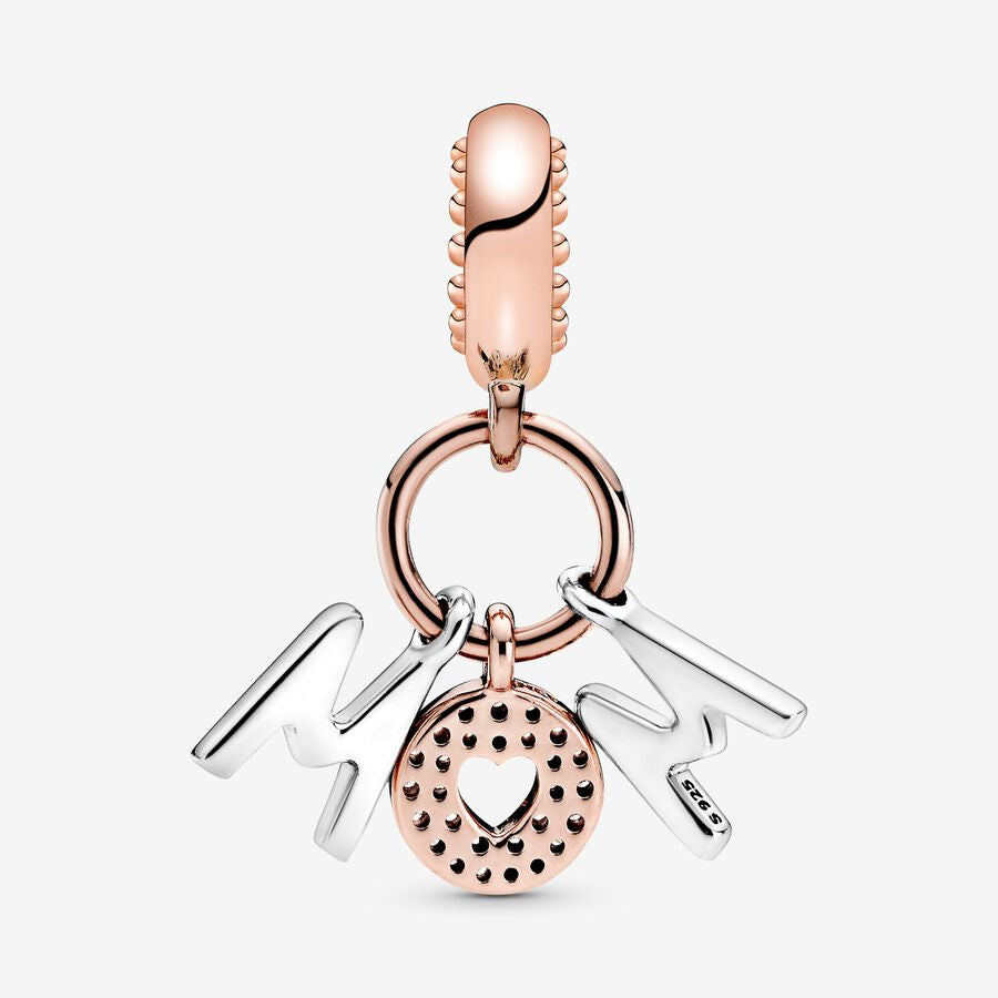 Charm Colgante Letras MOM