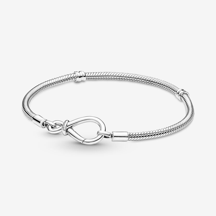 Pulsera Cadena de Serpiente Nudo Infinito